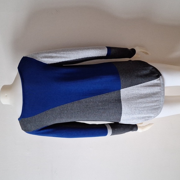 Ricki's Long Colour Block Sweater Cotton Blend - Picture 3 of 6